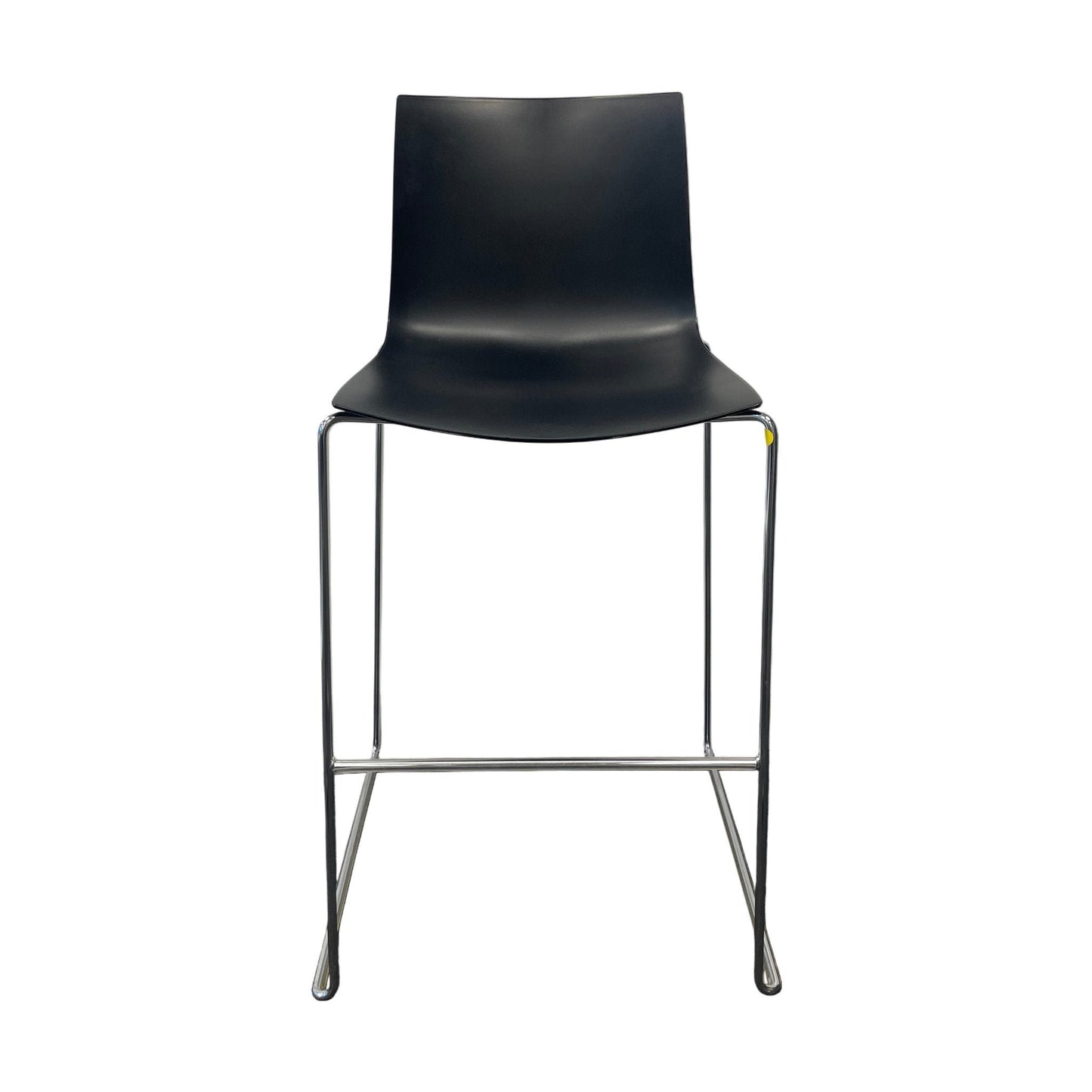 Arper Catifa barstol, sort, 62x52 cm, 110 cm høy