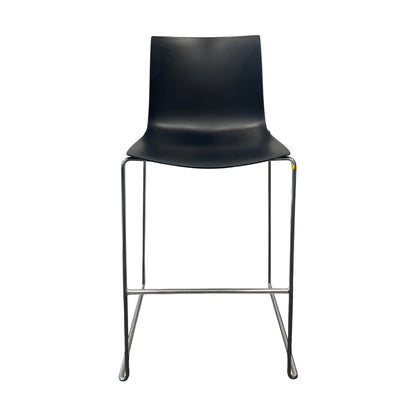 Arper Catifa barstol, sort, 62x52 cm, 110 cm høy