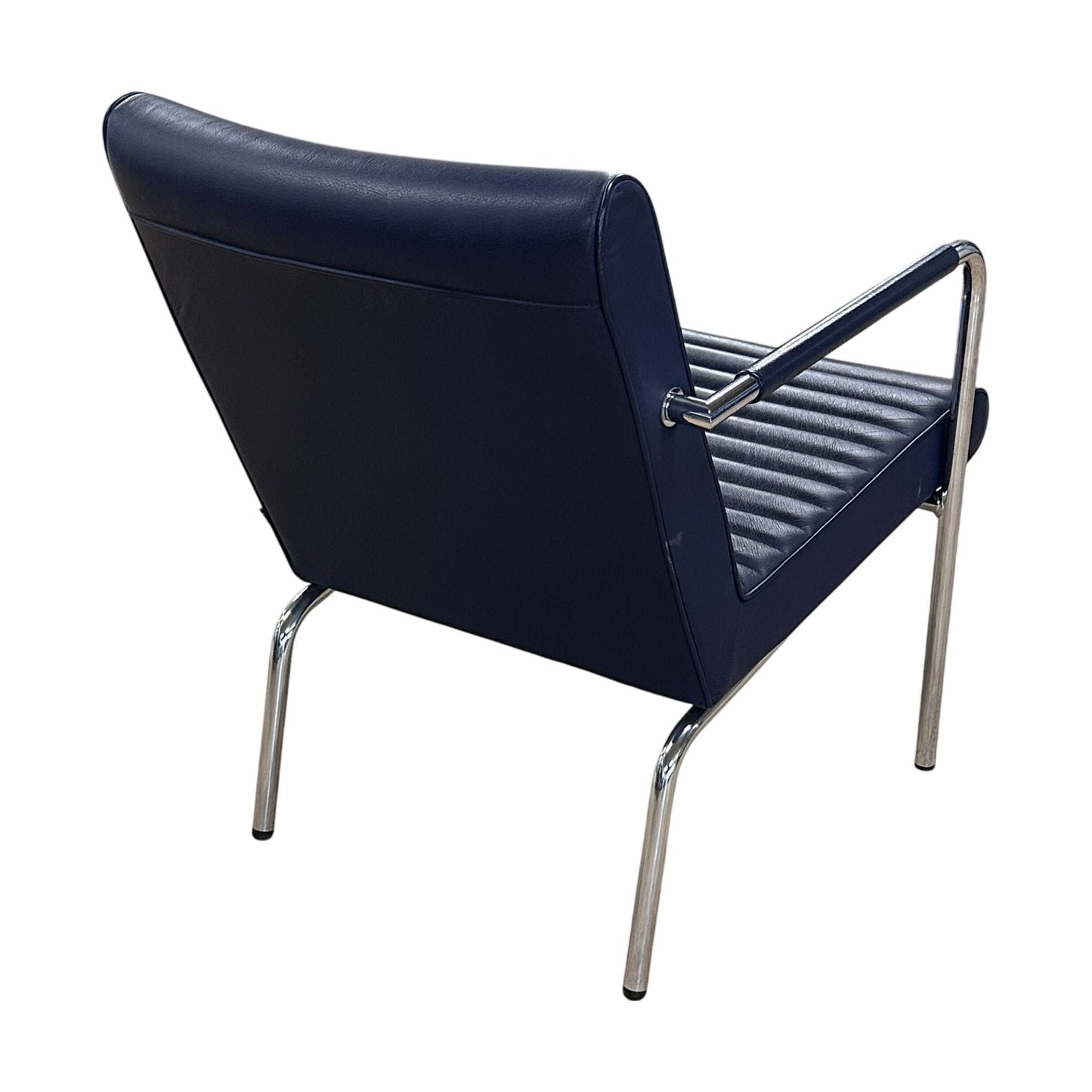 Loungestol fra Offecct, skinn, blå