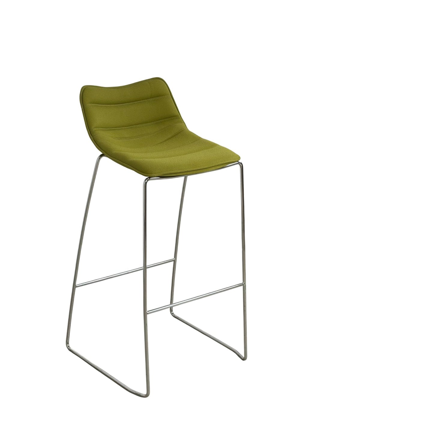S10 barstol fra Cube Design, grønn, 77 cm høy