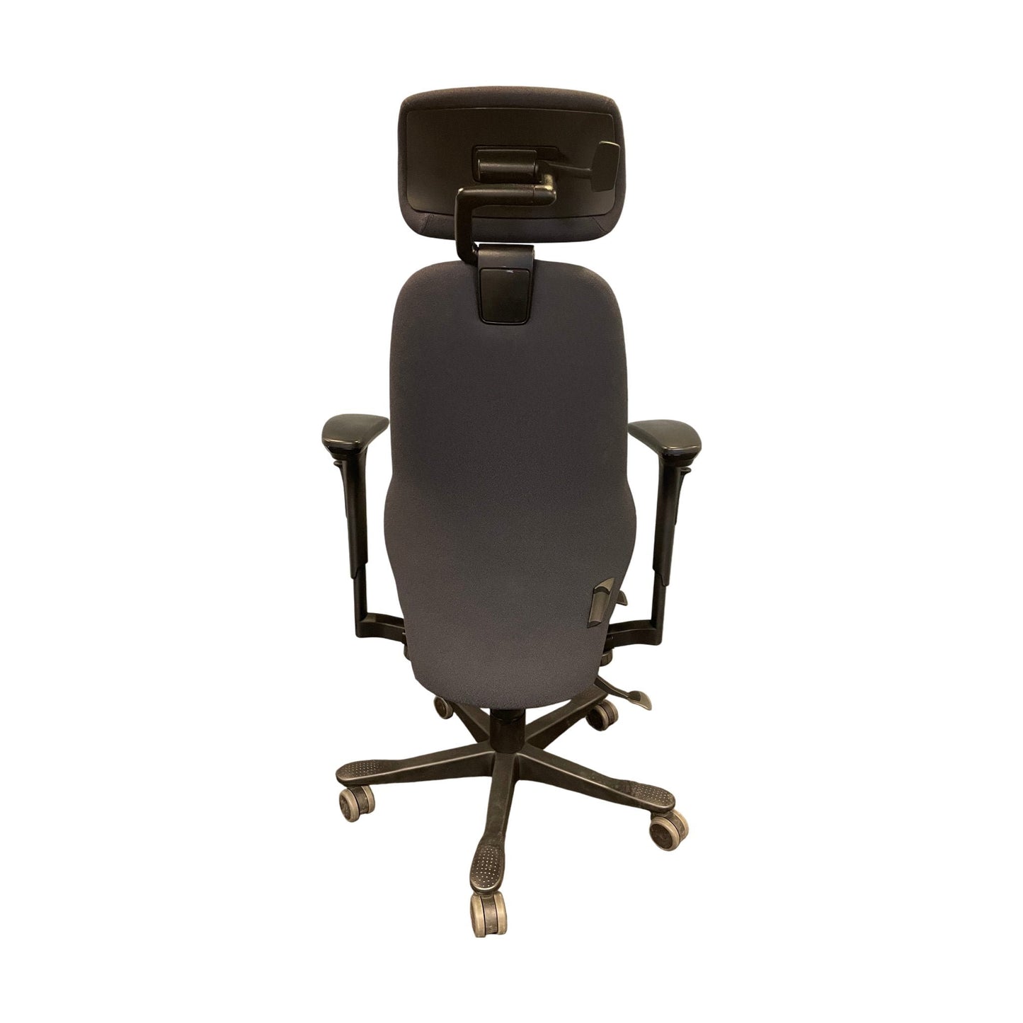 Kinnarps Freefloat kontorstol med nakkestøtte, grå stoff