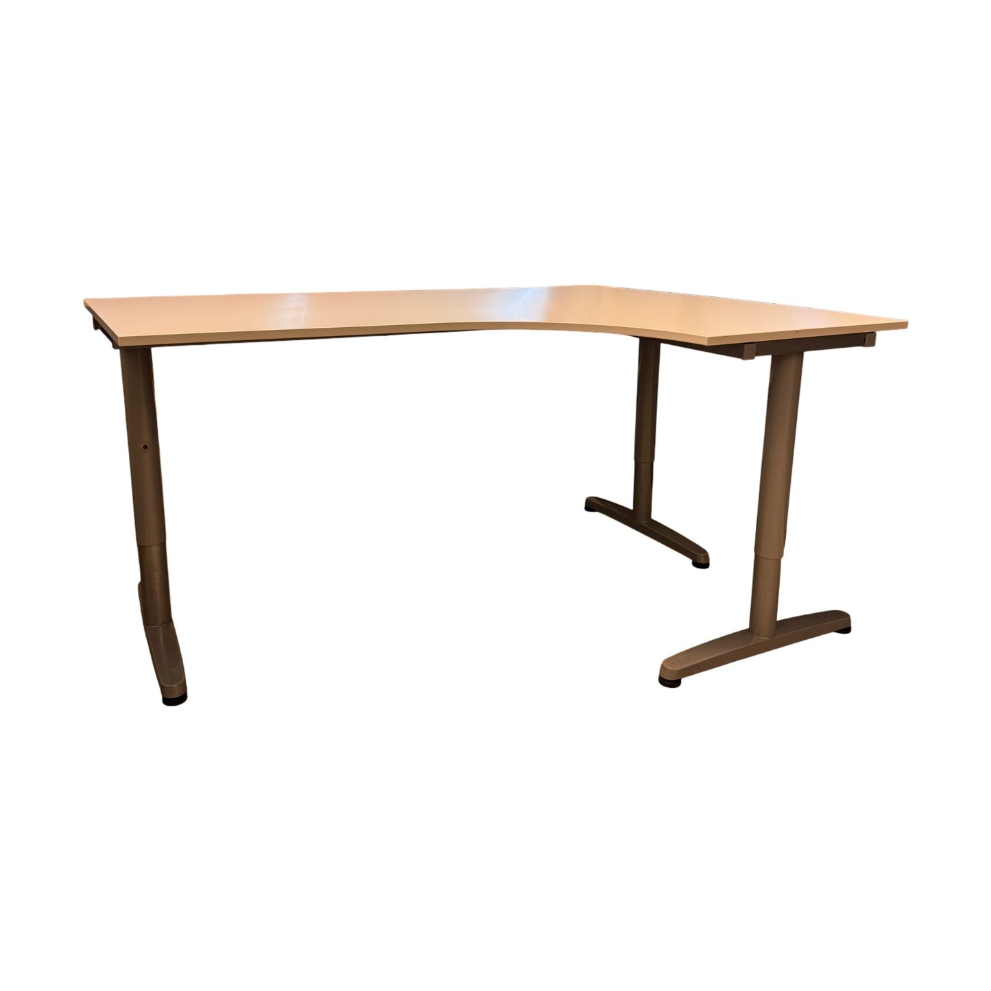 Galant skrivebord 160x120 cm, høyresving, IKEA