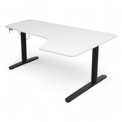 Bekant elektrisk hev/senk skrivebord fra IKEA, hvit, 160x110 cm