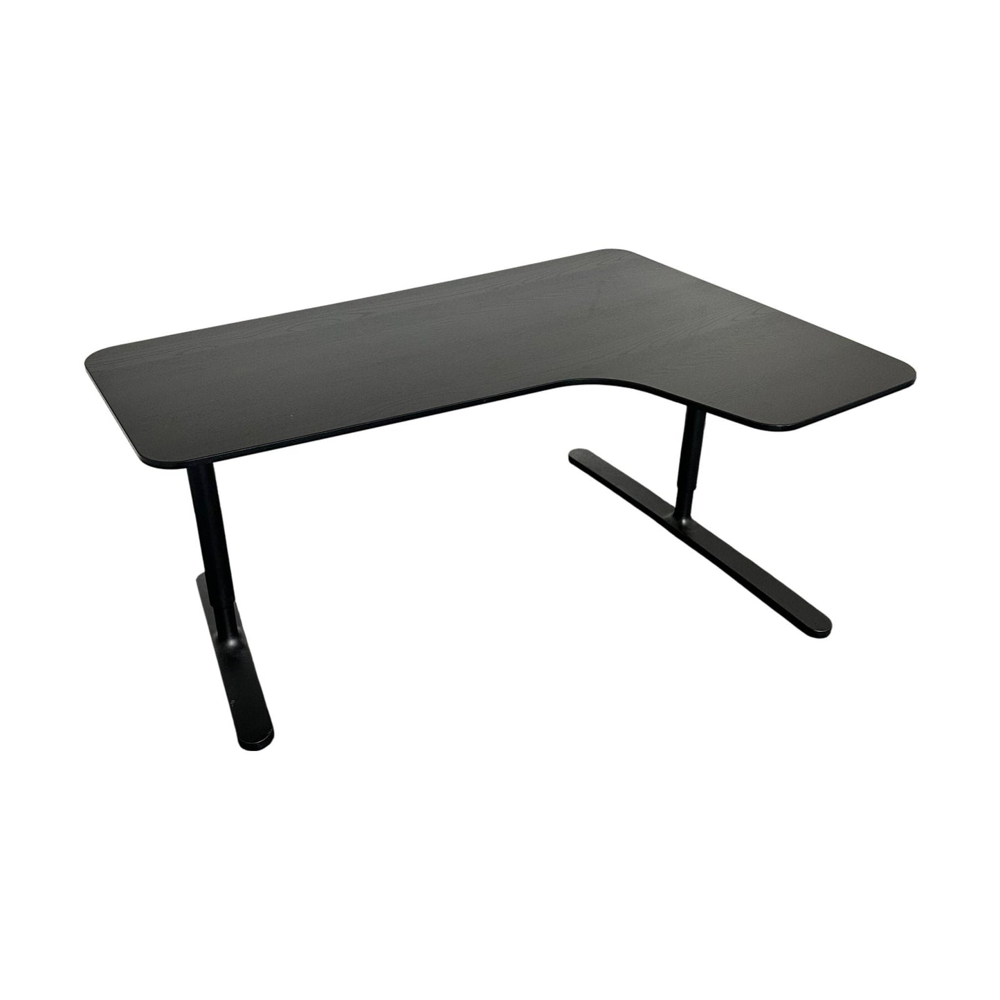 Bekant skrivebord fra IKEA, svart laminat, 160x110 cm
