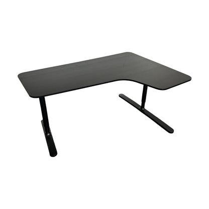 Bekant skrivebord fra IKEA, svart laminat, 160x110 cm