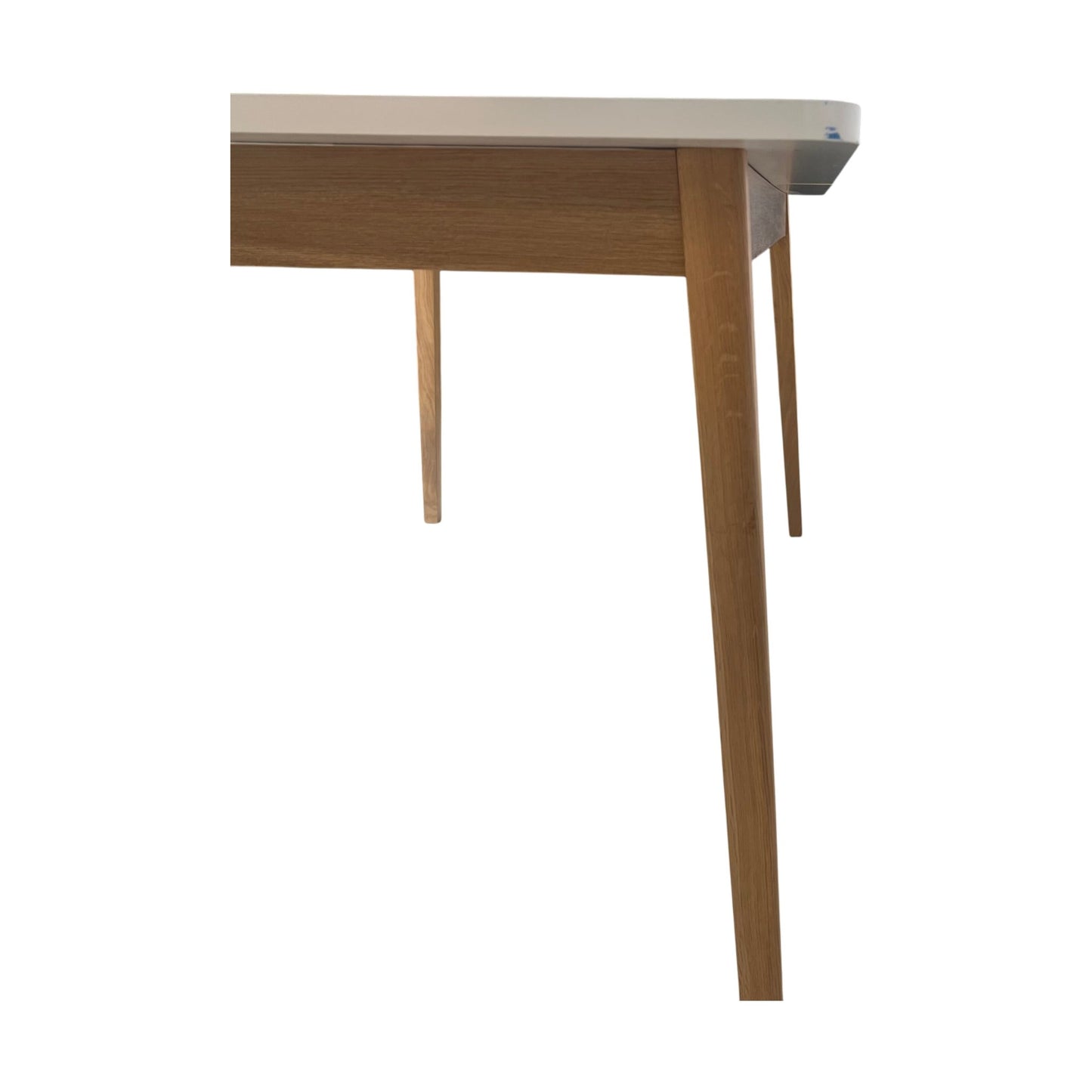 Justerbart spisebord, 160-200 cm, laminat og eik