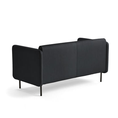 Sofa CLEAR, 3-seter, kunstskinn, antrasitt fra AJ Produkter