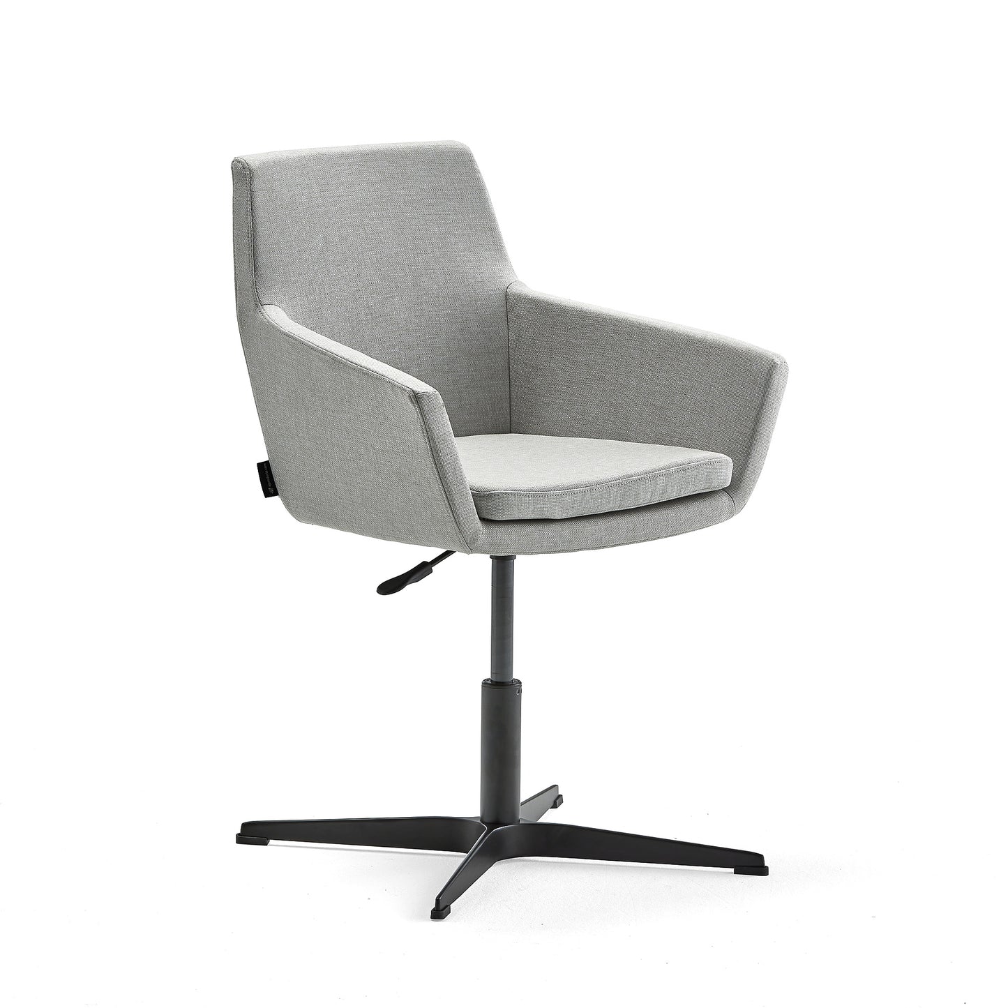 Konferansestol FAIRFIELD fra AJ Produkter, svart/sølvgrå