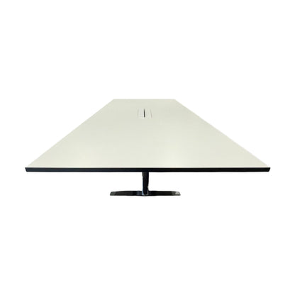 Møtebord, hvit laminat, 260x120 cm