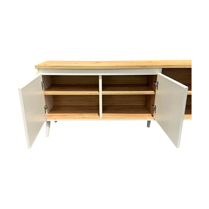 Linz TV-benk fra A-Møbler, hvit