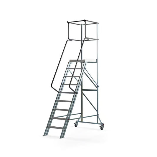 Arbeidsplattform ALOFT på hjul, 9 trinn, H1800 fra AJ Produkter