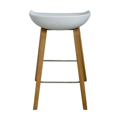 About A Stool barstol fra HAY, hvit, 74 cm høy