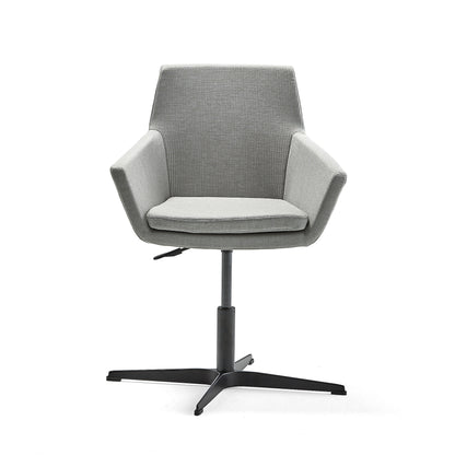 Konferansestol FAIRFIELD fra AJ Produkter, svart/sølvgrå
