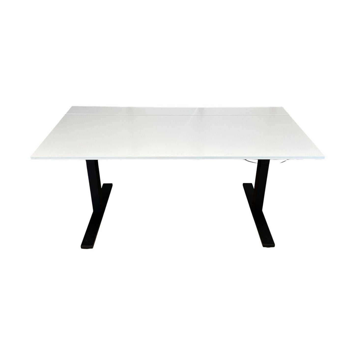 Elektrisk hev/senk skrivebord fra Linak, hvit, 160x80 cm