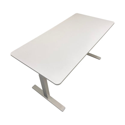 Elektrisk hev/senk skrivebord 150x75 cm, hvit laminat
