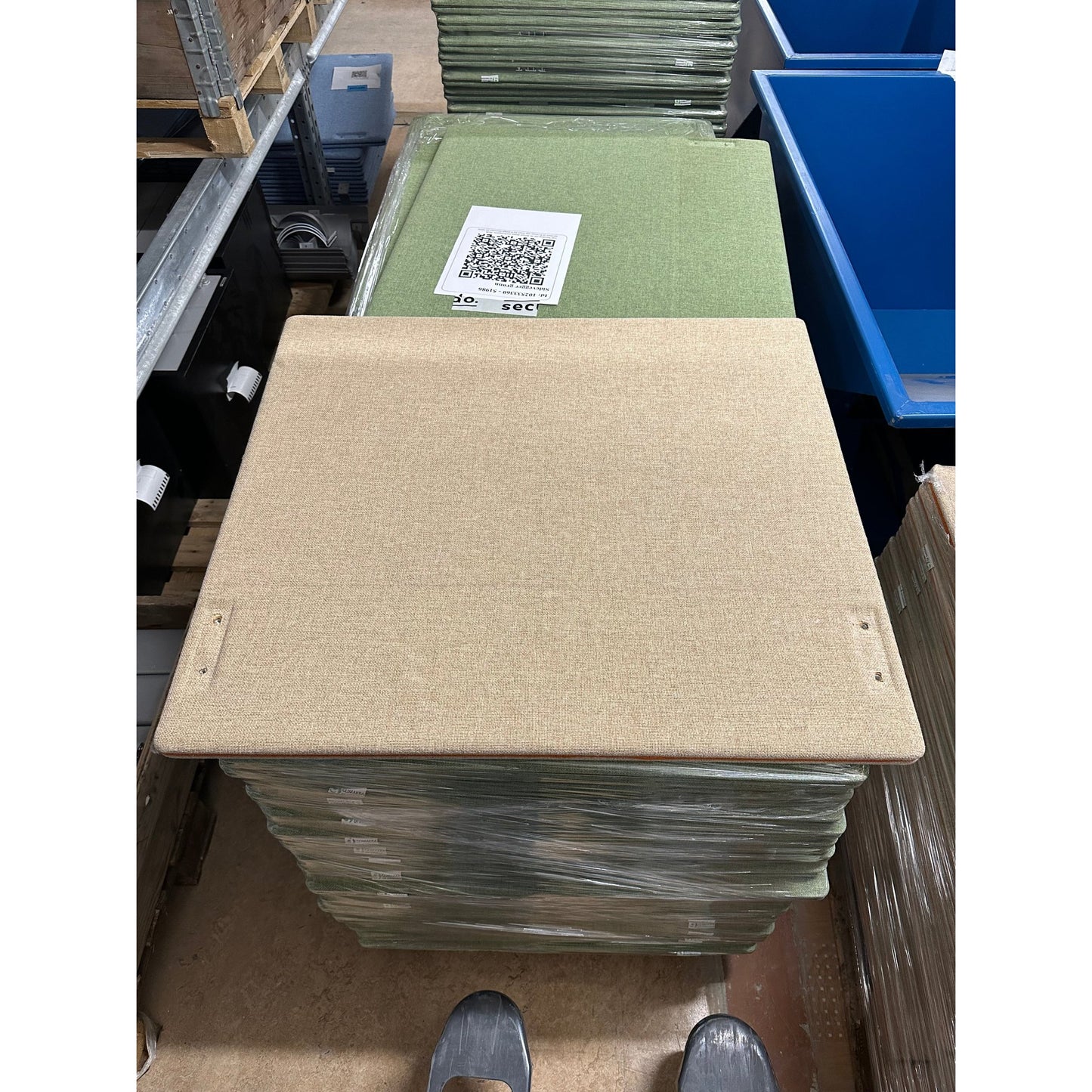 Bordskjerm fra Glimakra of Sweden, 80x65 cm, tekstiltrukket