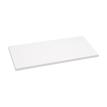 (140x80) Bordplate i hvit