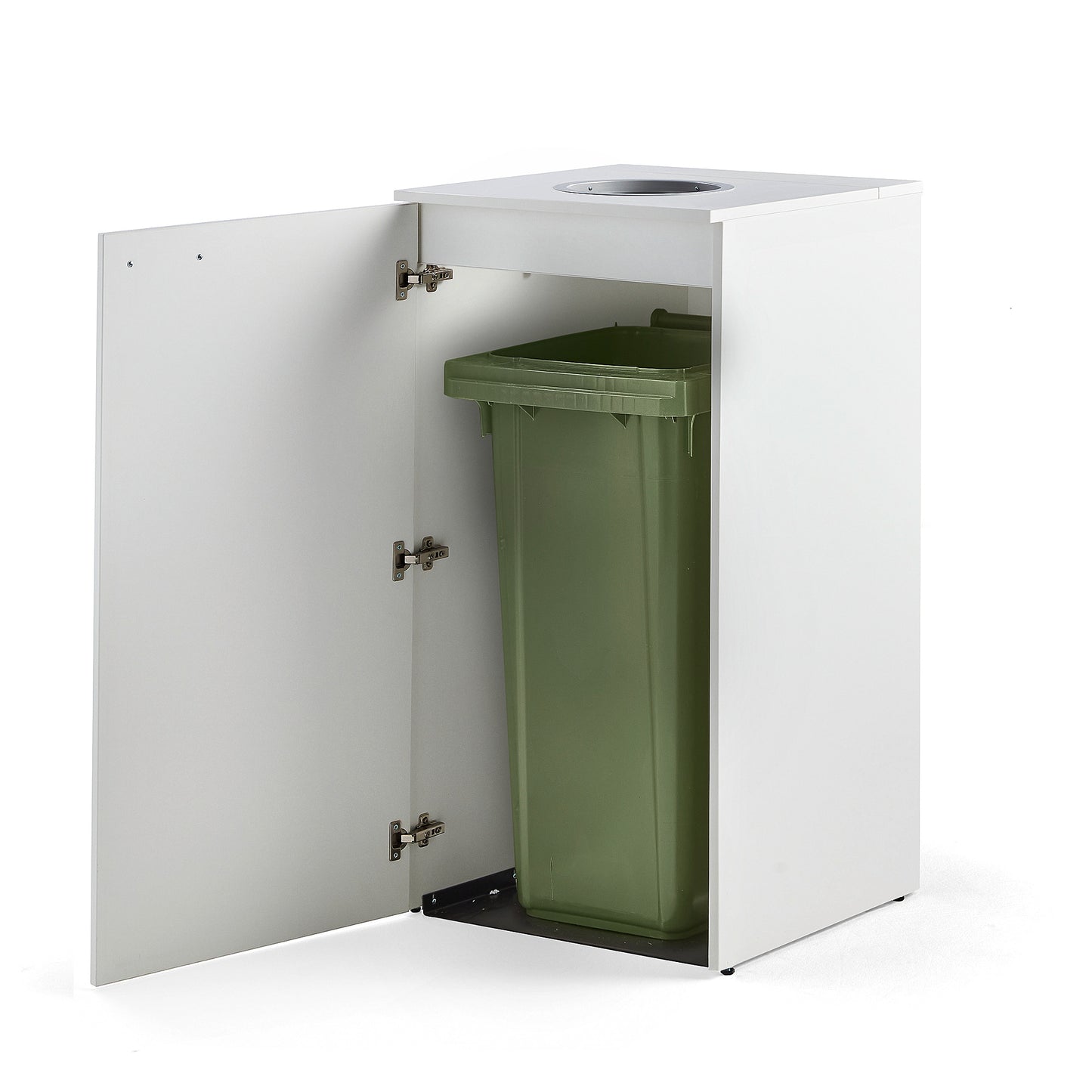 Kildesorteringsskap FAHRENHEIT, hvit, 1 avfallsbeholder