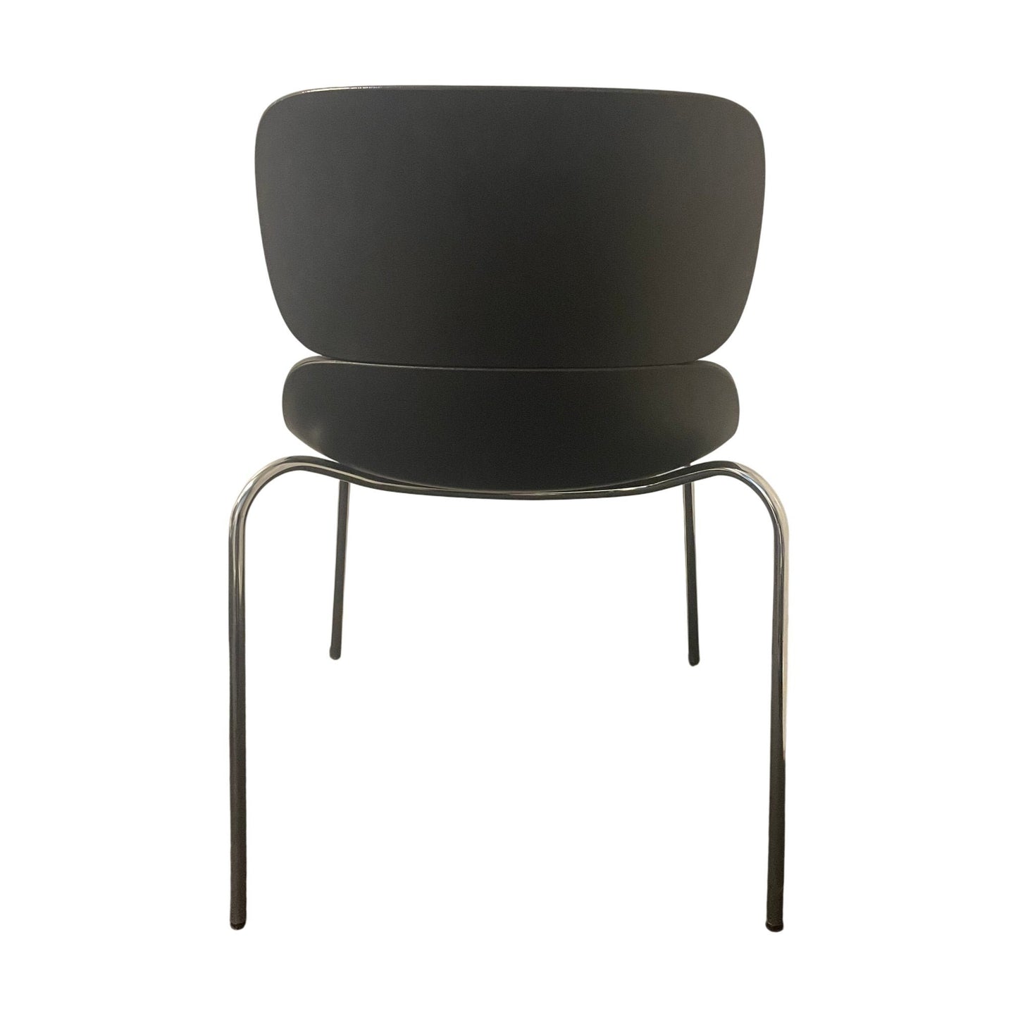 Spisestol, plast, svart