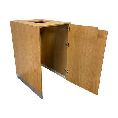 Gjenvinningsskap trefarget (120x70x86)