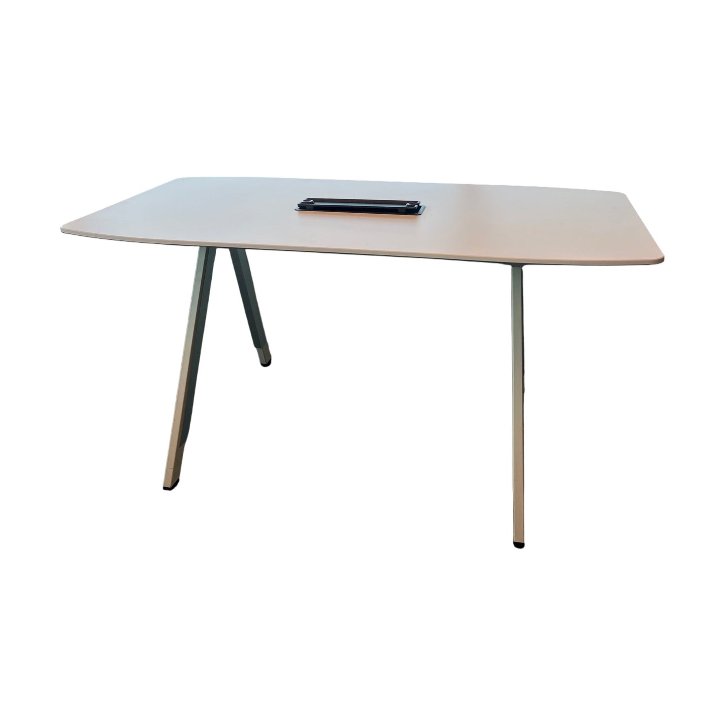 Møtebord fra Iglo, hvit laminat, 160x80 cm