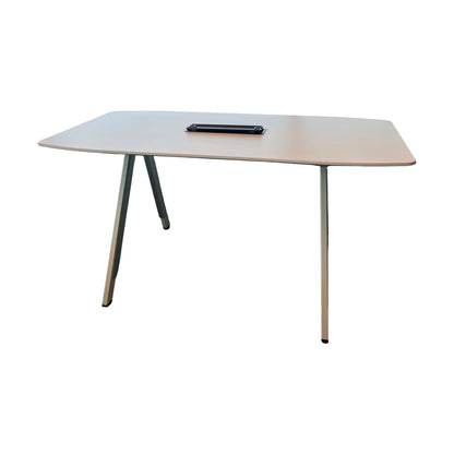 Møtebord fra Iglo, hvit laminat, 160x80 cm