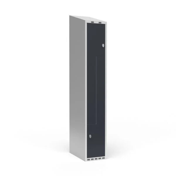 Garderobeskap Z-skap 1x300mm m/rett tak inkludert sittebenk