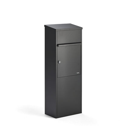 Postkasse PARCEL, svart, H1050 B380 D230 mm