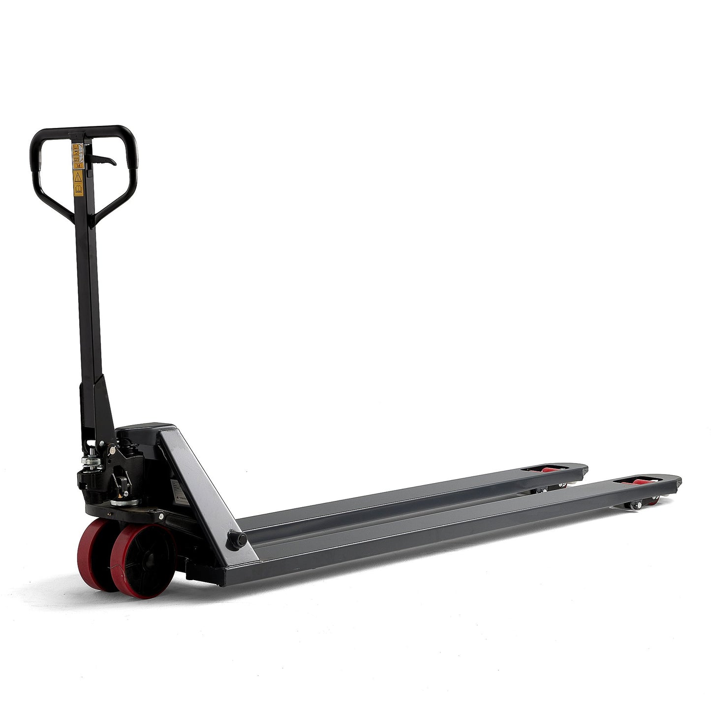 Jekketralle BOOST med hurtigløft, 2000 kg, 2000 mm, boggie/polyuretan, grå