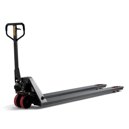 Jekketralle BOOST med hurtigløft, 2000 kg, 2000 mm, boggie/polyuretan, grå