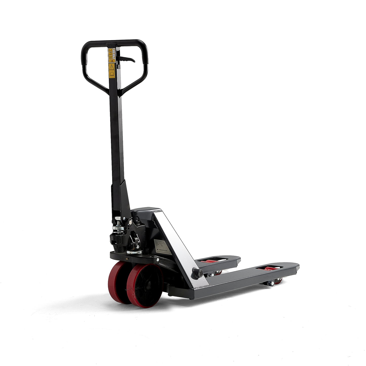 Jekketralle BOOST med hurtigløft, 2500 kg, 800 mm, boggie/polyuretan, grå fra AJ Produkter