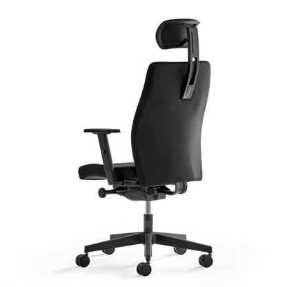 Kontorstol CAMBRIDGE, svart stoff