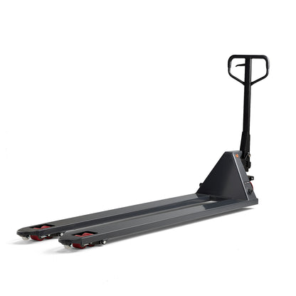 Jekketralle BOOST med hurtigløft, 2000 kg, 2000 mm, boggie/polyuretan, grå