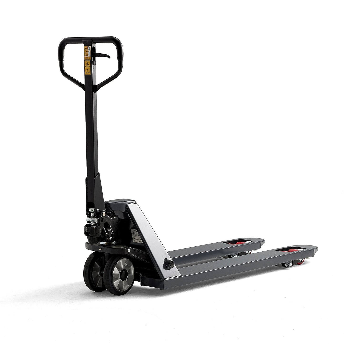 Jekketralle BOOST med hurtigløft, 2000 kg, 1150 mm, gummi/polyuretan, grå