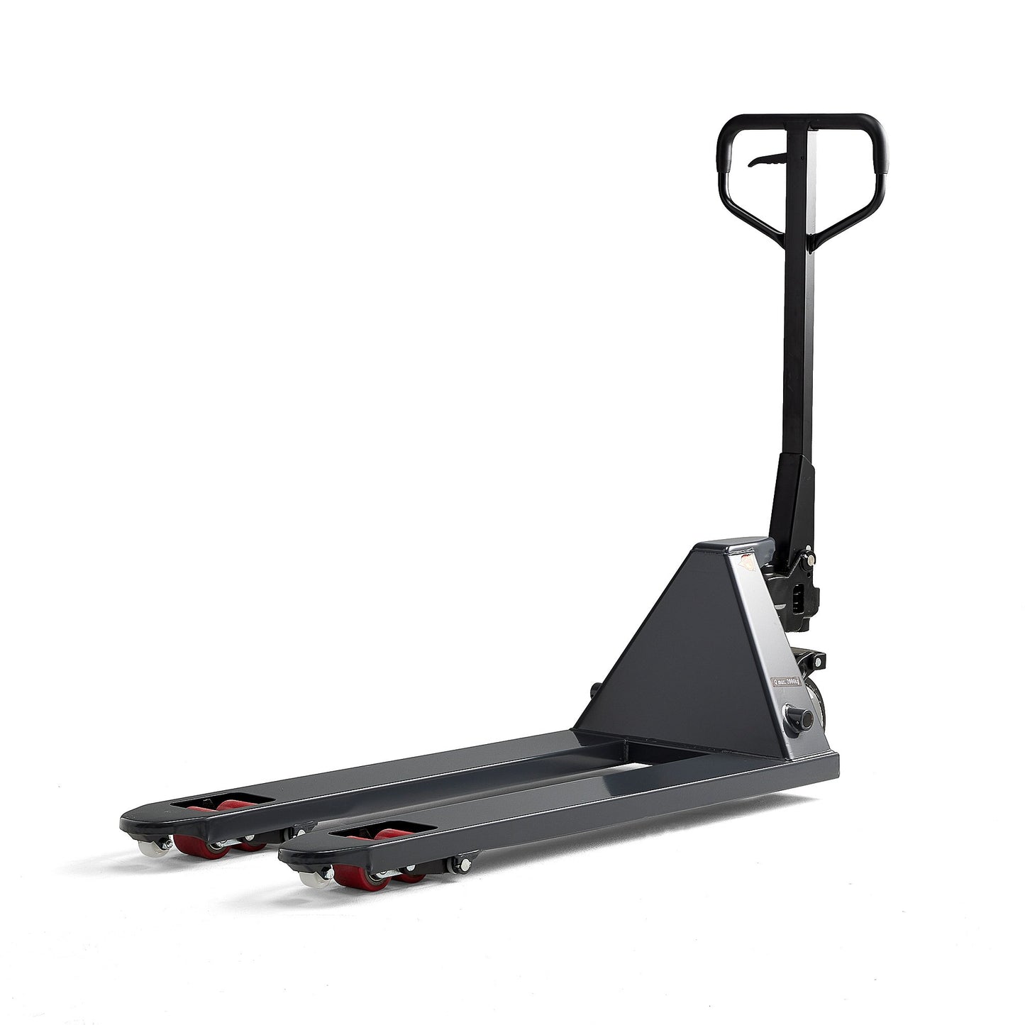 Jekketralle BOOST med hurtigløft, 2000 kg, 1150 mm, gummi/polyuretan, grå