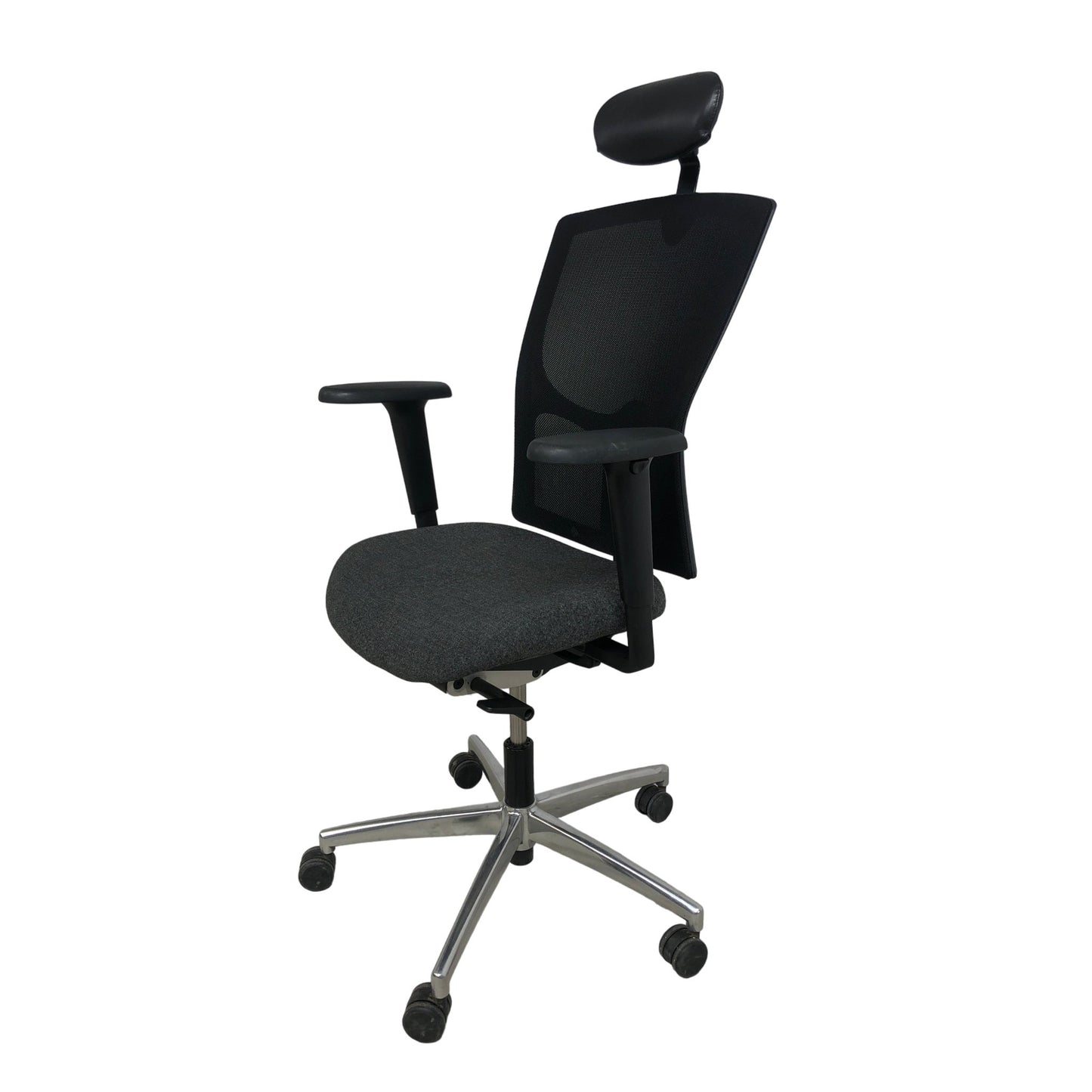 Drabert kontorstol i sort/grå