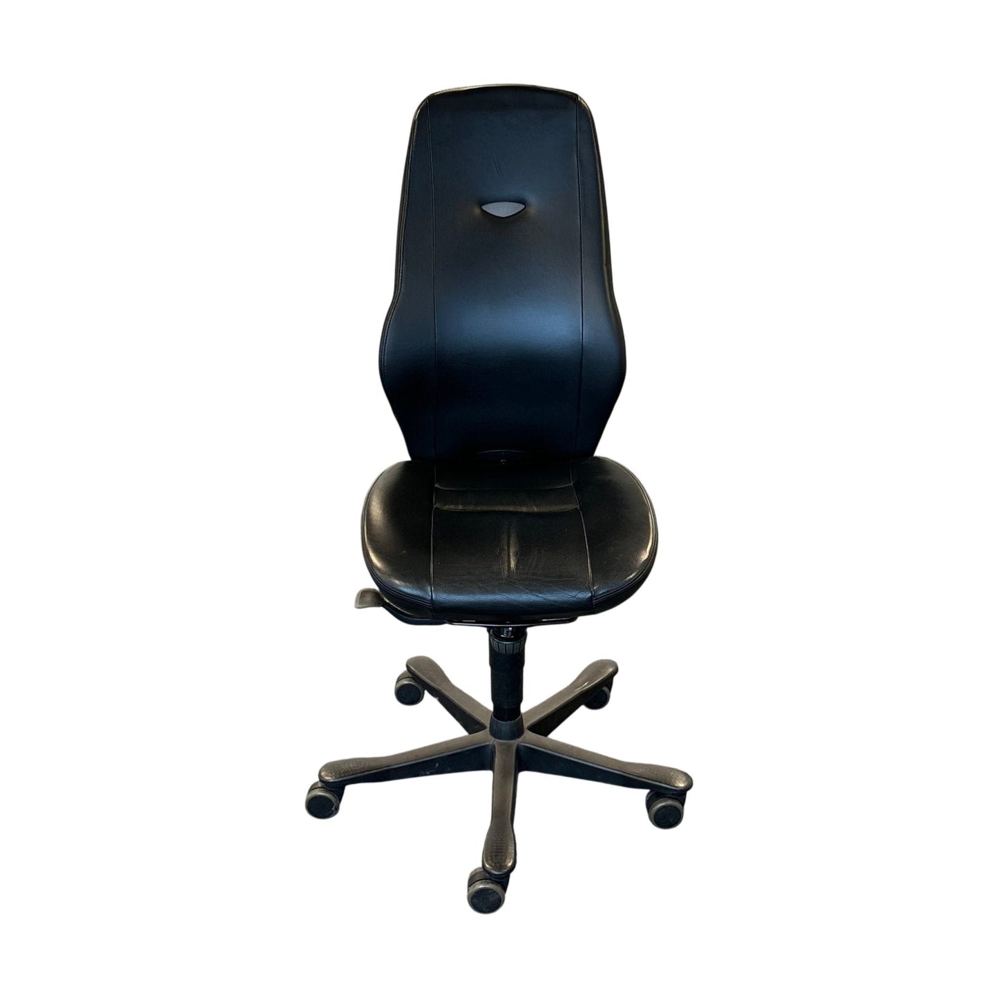 Kinnarps Synchrone 8000 kontorstol, sort skinn