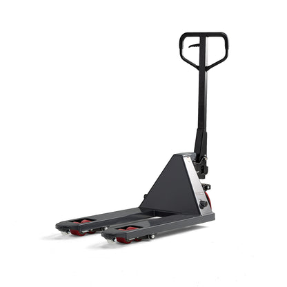 Jekketralle BOOST med hurtigløft, 2500 kg, 800 mm, boggie/polyuretan, grå fra AJ Produkter