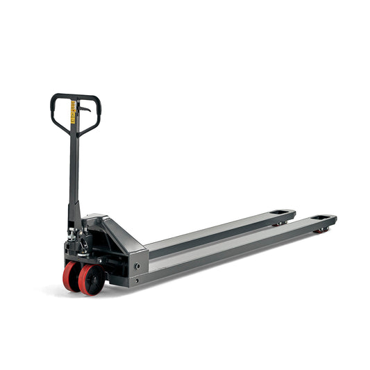 Jekketralle BOOST med hurtigløft, 2000 kg, 2500 mm, boggie/polyuretan, grå