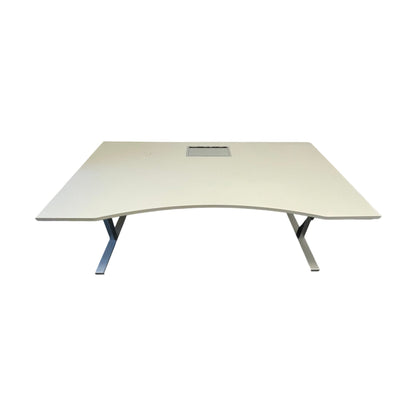 Edsbyn elektrisk hev/senk skrivebord, grå, 180x90 cm