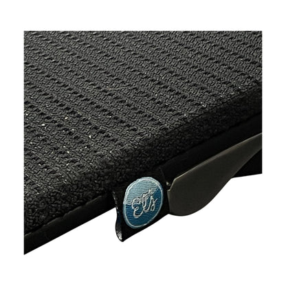 Møteromsstol fra ELJ, svart med hevsenk