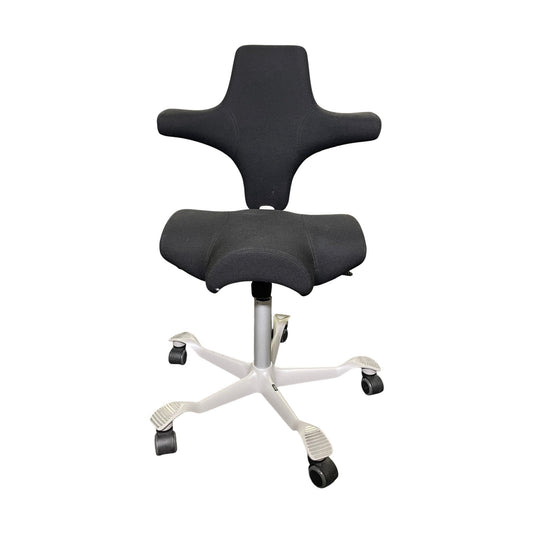 Håg Capisco kontorstol fra Håg, sort stoff