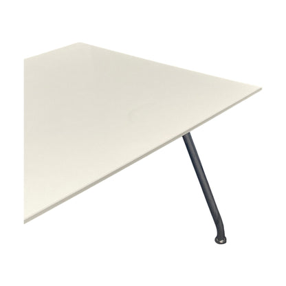 Sofabord Fora Form, hvit, 140x70x50 cm
