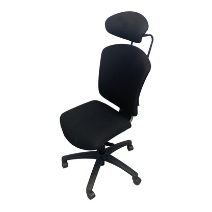 Kontorstol Maxicon fra Savo, svart stoff