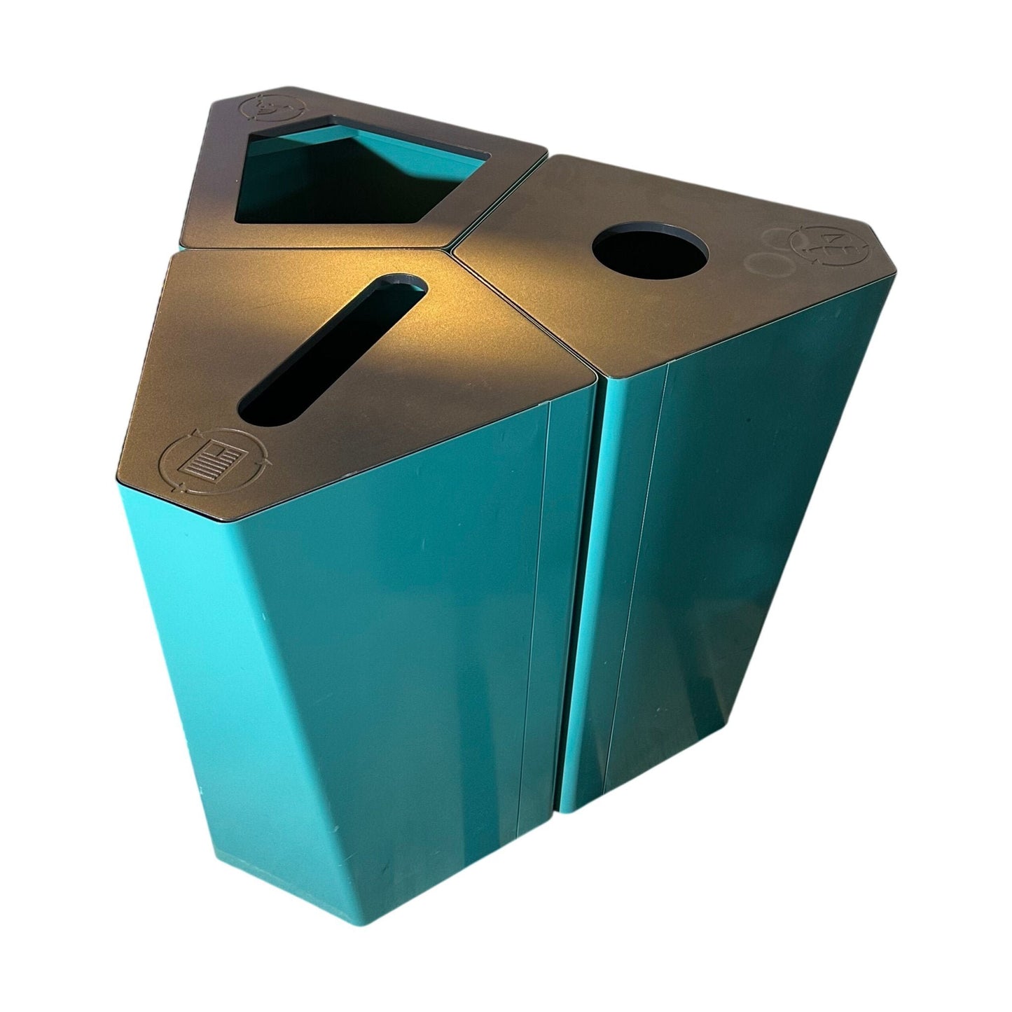 Trece Kite avfallsbeholdere 3stk, Papir, Pant og Rest