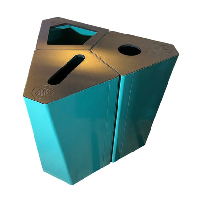 Trece Kite avfallsbeholdere 3stk, Papir, Pant og Rest