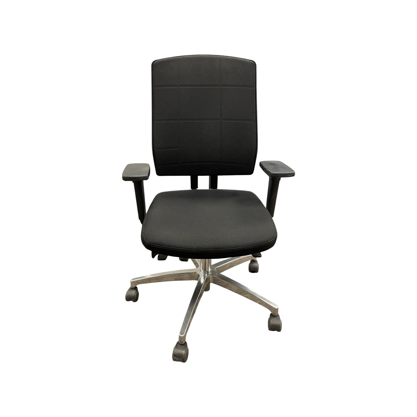 Sitland kontorstol, sort stoff