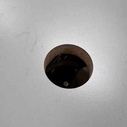 Elektrisk hev/senk skrivebord 140x80 cm, hvit laminat