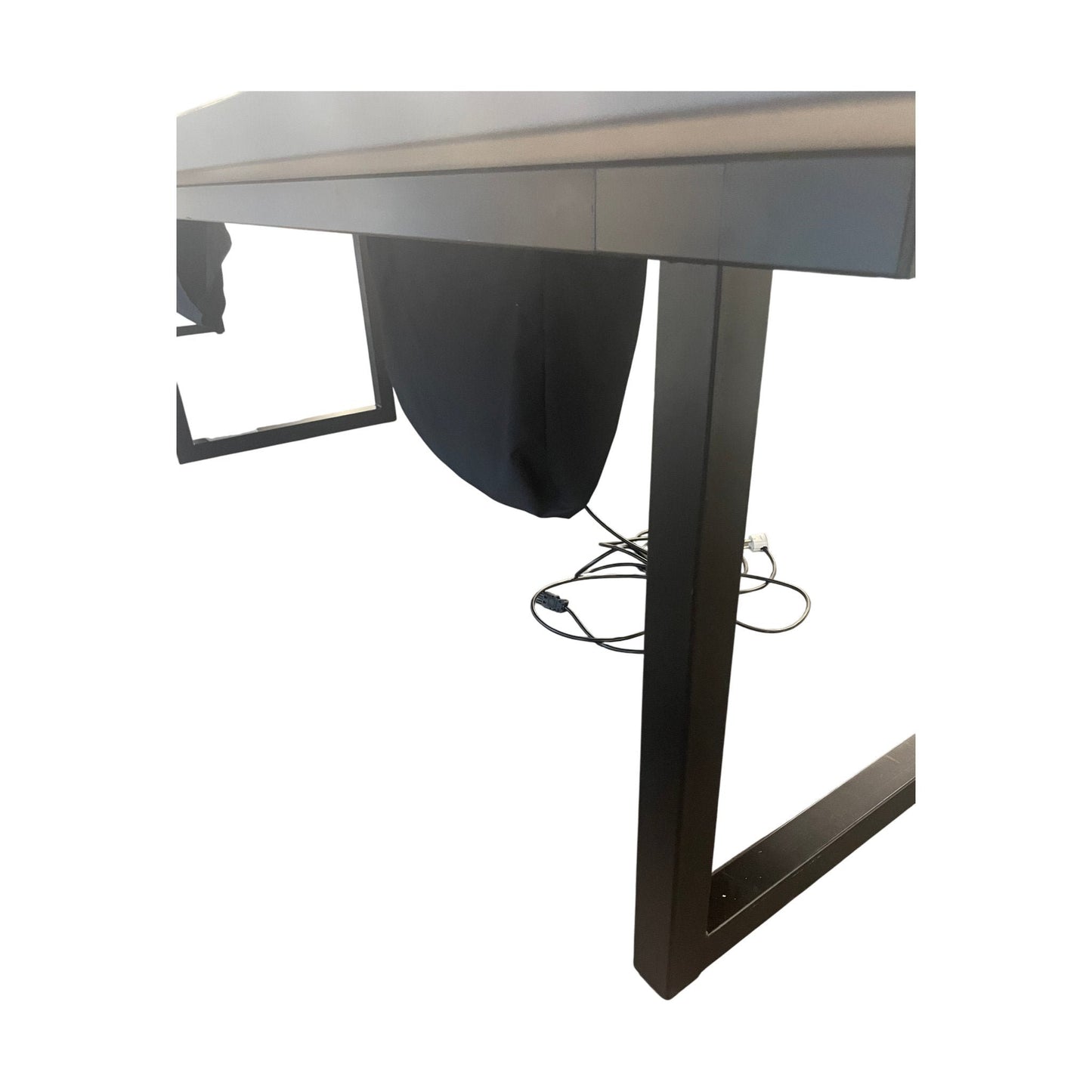 Møtebord fra Kinnarps, mørk grå, 480x120 cm