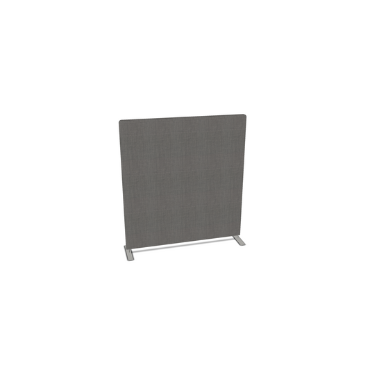 Skjermvegg 160x177 cm høyde Velito Presto 2130 med 2 sorte t-føtter